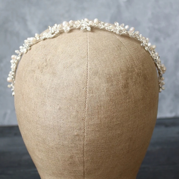 Eden Luxe Silver Crystal Headband